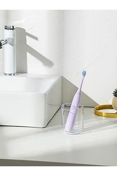 Miniso Electric Toothbrush, AA Battery Powered Electric Brush with Super Soft Bristles for Men & Wom