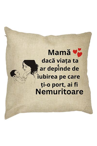 BEKZ Față de pernă pentru mama 9,40x40 cm