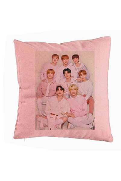 BEKZ Față de pernă, Stray Kids 7, 40x40 cm, roz