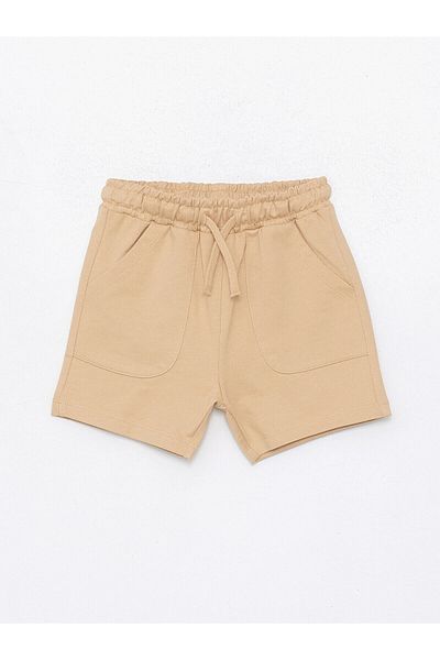 LC Waikiki Basic Baby Boy Shorts with Elastic Waist