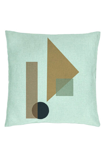 BEKZ Pernă decorativă, model cu forme geometrice 1, multicoloră, 40x40 cm, ve...