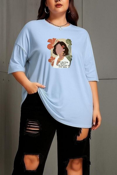 BENROMA In Cart 6 or More Purchases Get 1 T-Shirt as a Gift - Large Size Colorful Women's Printed Unisex T-Shirt