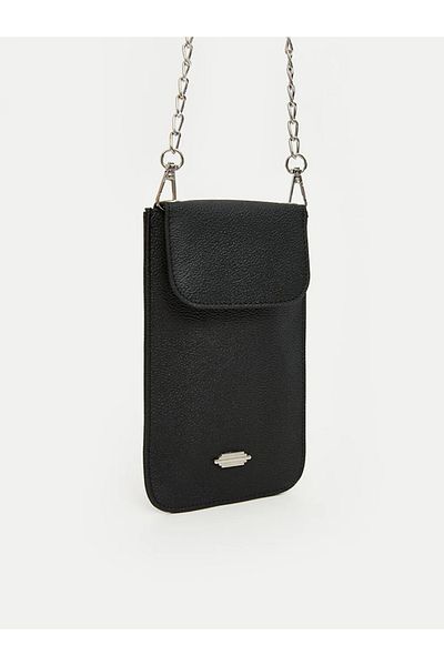 LC Waikiki Lcw Accessories Leather Look Women's Wallet with Chain Strap