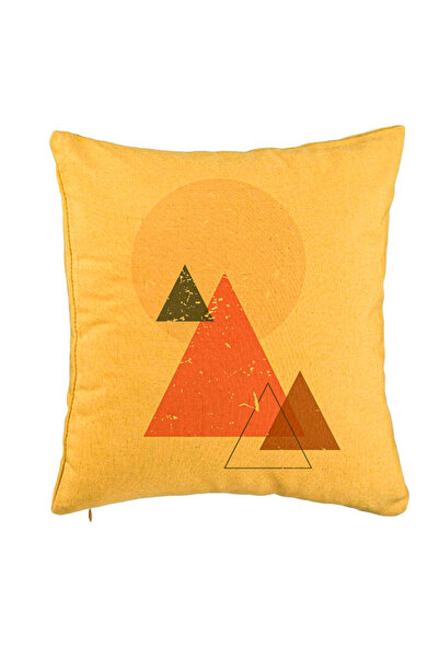 BEKZ Pernă decorativă, model abstract cu forme geometrice 4, multicolor, 40x4...