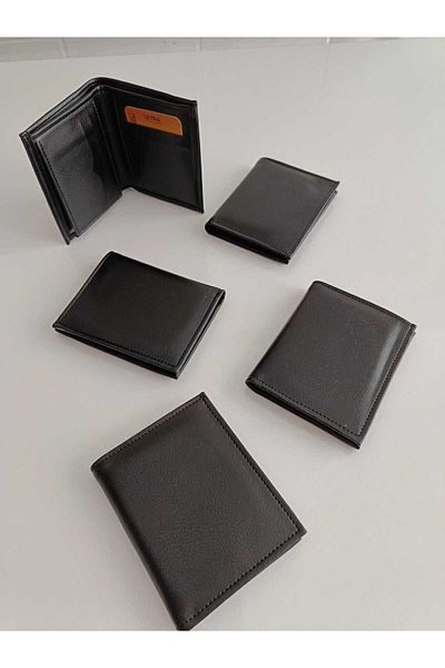 OEM Black Color Plain Men's Wallet – Stylish and Convenient Design