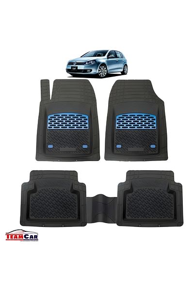TEAMCAR Covorașe Auto ® Tip Tăviță Volkswagen Golf Vi (2008–2012) - Hatchback Blue