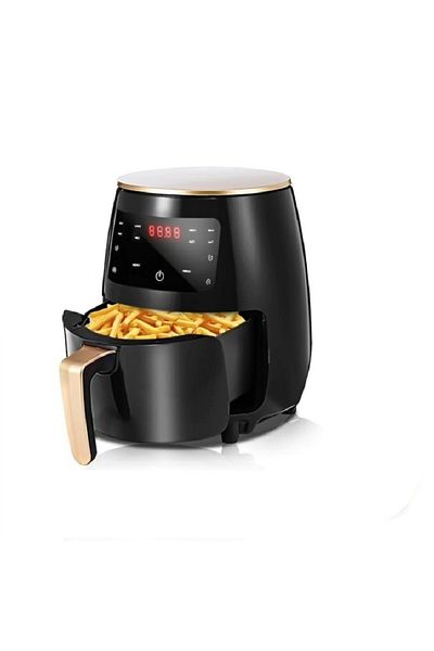 OEM Friteuza cu aer cald, Air Fryer, 2400W, ZUBI ,capacitate 6L, afisaj digital, LCD Touch control