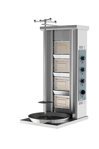 KUZHINE DÖNER OCAĞI MOTORSUZ DOĞALGAZLI (GAS SHAWARMA MACHINE WITHOUT MOTOR N...