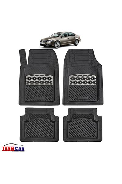 TEAMCAR Covorase Auto TeamCar® Tip Tavita Volkswagen Passat B7 Sedan (2010–2014) Argintiu