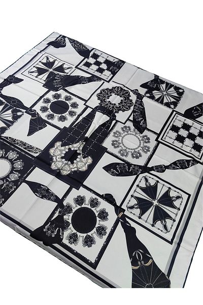 mim eşarp VESİ Φουλάρι Αθλητικό Φουλάρι Twill με σχέδιο 120x120 cm