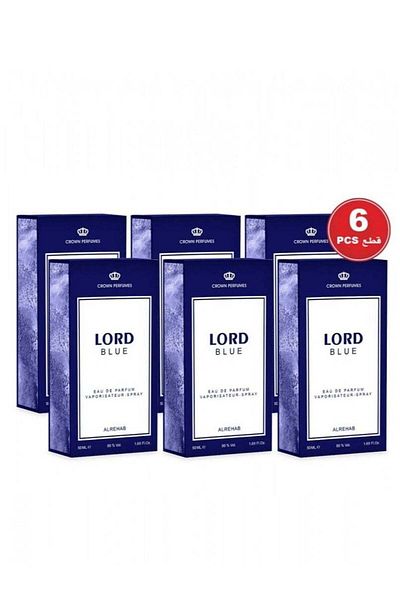 Rehab Perfume Blue 50ml, Pack of 6