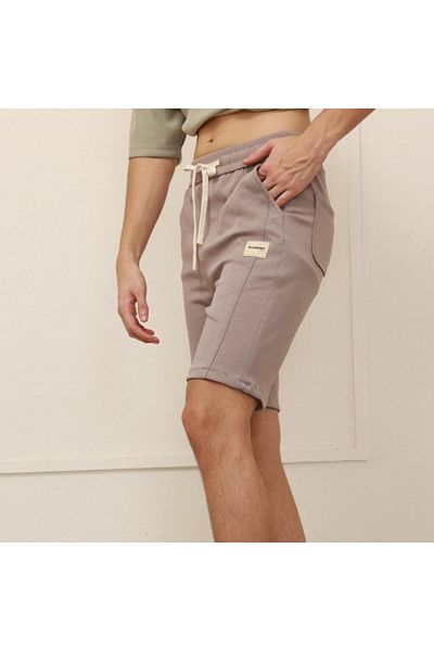 ALANAQA Unisex Casual Sports Shorts with Side Logo