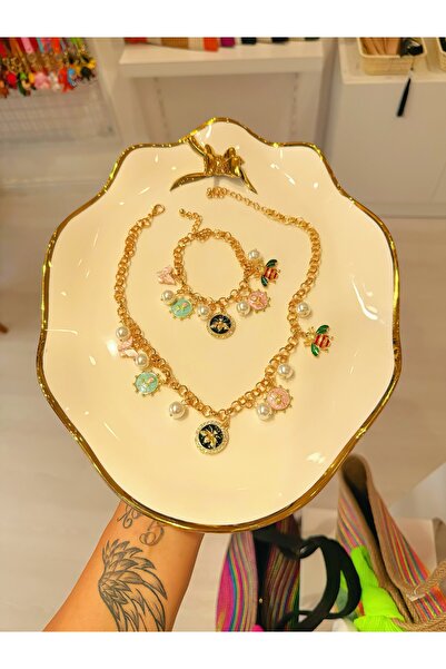 My Violet Accesssories VİP CHARMLI KOLYE BİLEKLİK SET