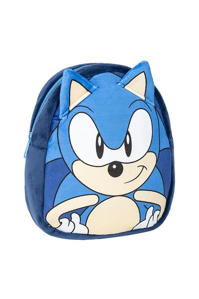 Sonic Ghiozdan pentru grădiniță, Sonic, albastru, 22 cm
