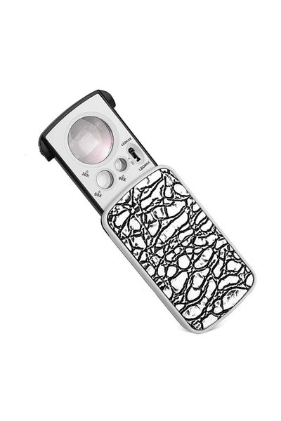 TAREZ Th-774 Trinocular Illuminated Magnifier – 30X 60X 90X Zoom with Uv and Led Lights