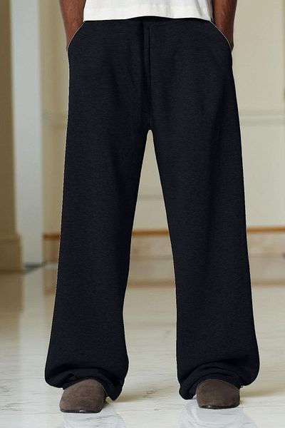 BSBSPOR Oversize Summer Loose Cut Elastic Leg Gray Black Smoked Men / Women