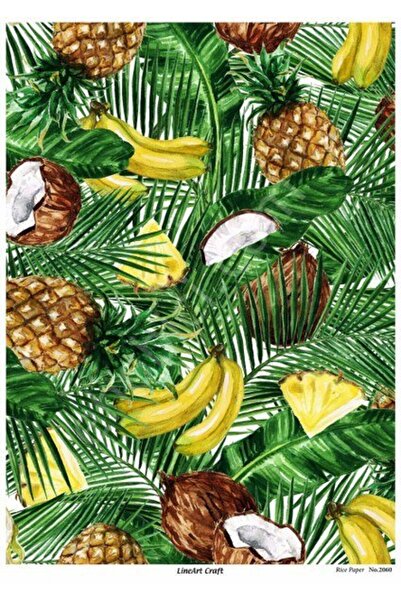 ehobici Lineart Brass Decopage Paper Model - 2060