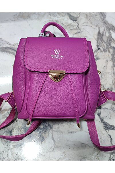 valentina victoria Valvi̇c Khaki Leather Backpack.