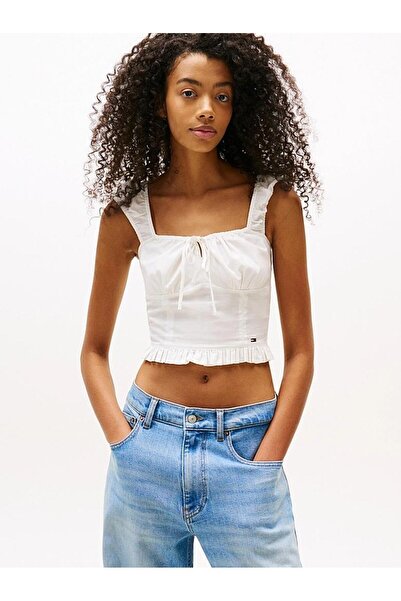 Tommy Hilfiger Women's Tjw Fem Poplin Shirt