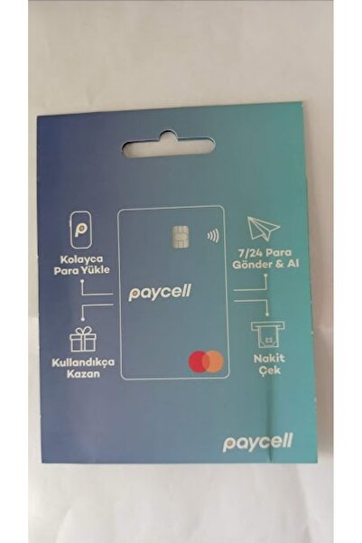 umitaksoy Paycell Marka Kart Fiziki Mavi mastercard