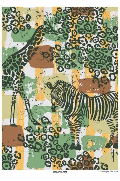 ehobici Lineart Brass Decopage Paper Model - 2170