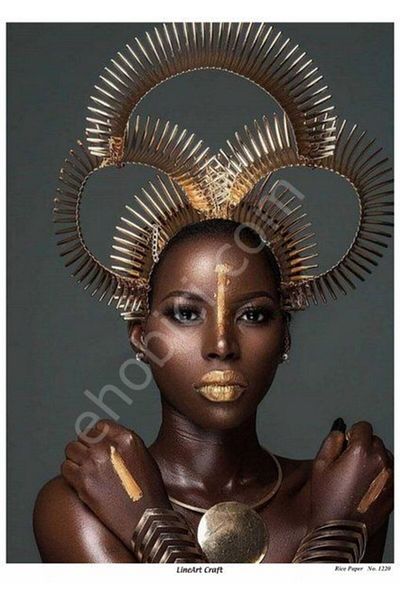ehobici Lineart Craft Brass Decopage Paper Model - 1220