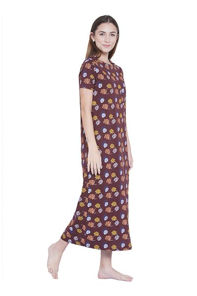 LAUREN SMITH Casual Printed Nightdress Light Green
