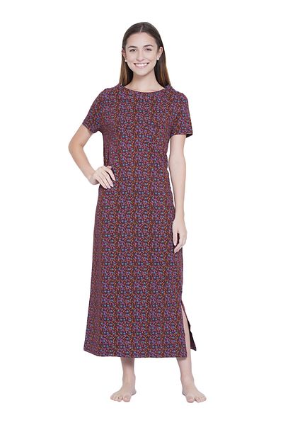 LAUREN SMITH Casual Printed Nightdress Light Green