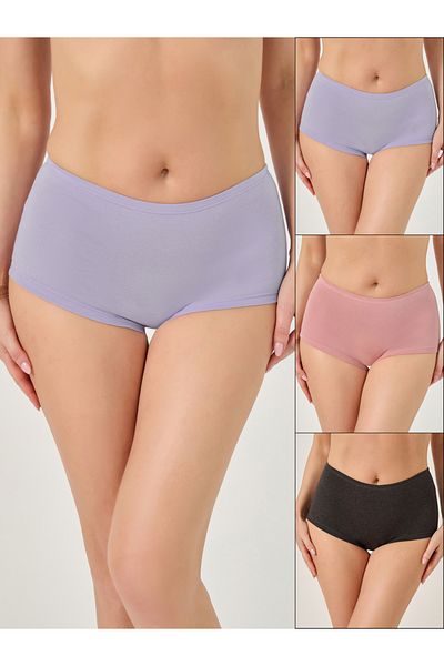 Styli Pack of 3 - Solid Cotton Boyshorts