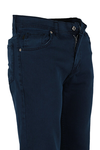 Modarar Men's Navy Blue Jeans Regular Lycra Rar01336