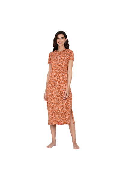 LAUREN SMITH Casual Printed Nightdress Light Green