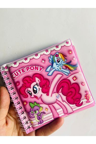 synshop My little pony unicorn soft scrunch cover sticker label removal album notebook
