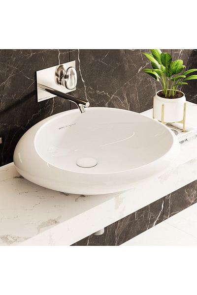 Artema Vitra Istanbul A42231 Built-In Sink Faucet, Long, Surface Mounted, Chrome