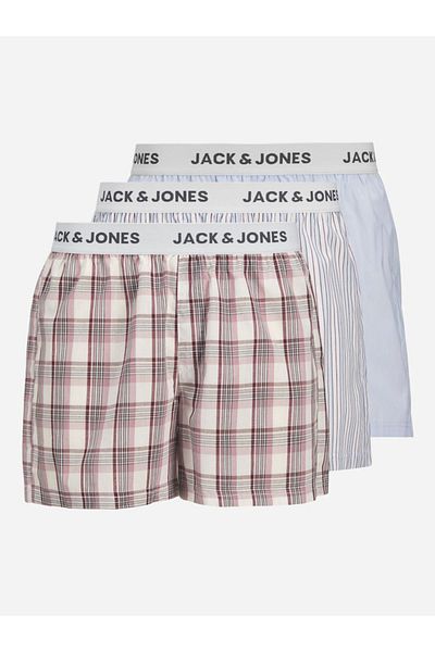 Jack & Jones Pack of 3 - Jacalvin Woven Boxers LN