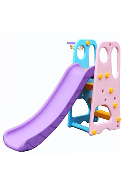 FULLJOY Foldable slide with basketball 120*25*56 cm, multi-colored