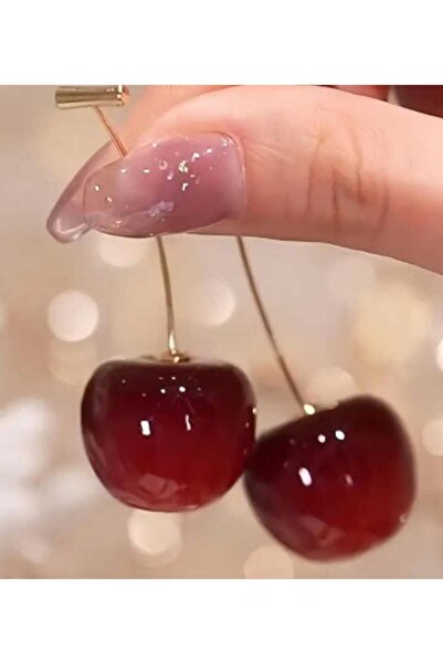 Ivory Pearl Kiraz şeklinde zarif ve şık küpe