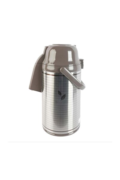 ZOJIRUSHI Zojirushi Elephant Thermos, Japanese, 3 Liters, Brown, Striped