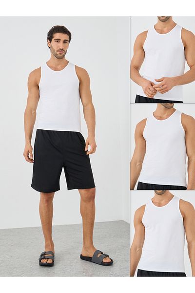 Styli Set of 3 - Round Neck Cotton Stretch Vest