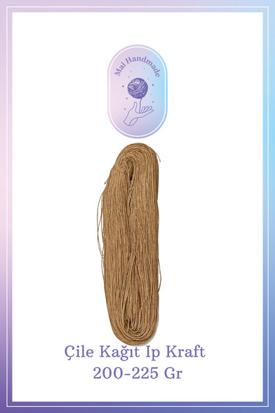 Mai Handmade Hobby ve Örgü Evi Kağıt Ip 200-225 gram Örgü Ip
