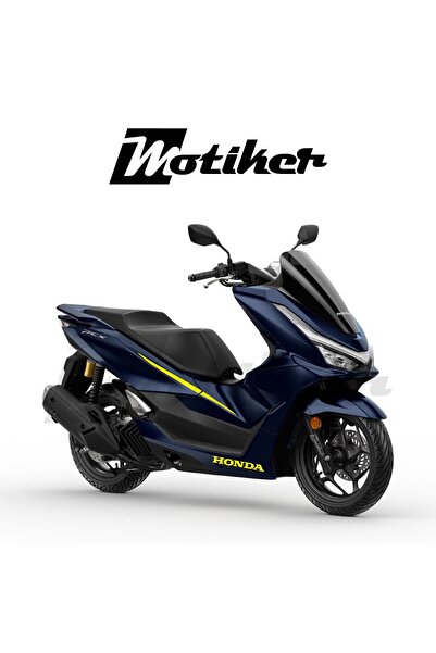 Motiker HONDA PCX 2025 Motosiklet Sticker Etiket Modeli Sarı