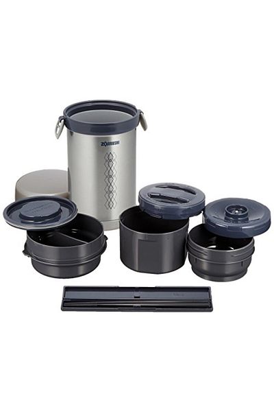 ZOJIRUSHI Zojirushi Stainless Steel Lunch Box Sl-nc09-aa - Silver SL-NC09-ST
