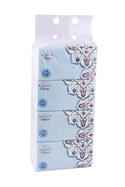 PRATİKPAK Çek Çek Al Poşet Mendil (Peçete) 300 Yaprak 20'li Paket (300*20=6000 Yaprak)