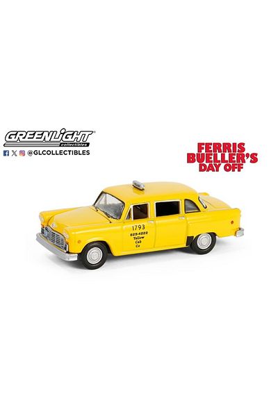 Greenlight Hollywood - 1980 Checker Taxicab Ferris Bueller’S Day Off 1:64 Scale Diecast Model