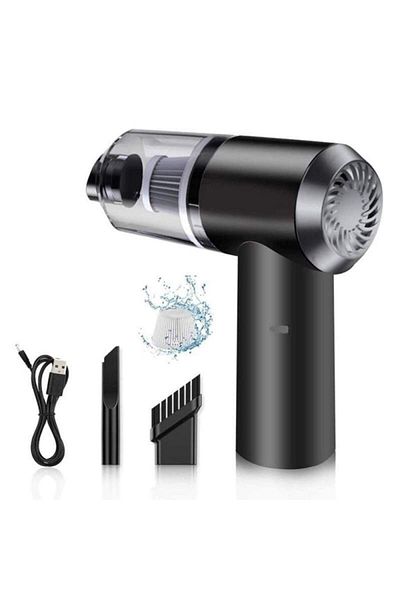 SIKS Portable Vacuum Cleaner SIKS Mini Vacuum Cleaner For Car, Home, Easy To Use, Black