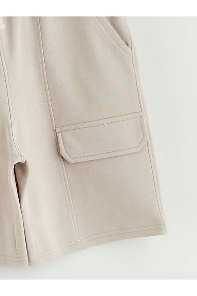 LC Waikiki New Season Elastic Waist Boys Cargo Sort - S5Q911Z4