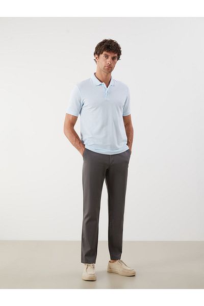 LC Waikiki Tricou pentru bărbați din piqué cu mânecă scurtă cu guler polo de sezon nou - S52213Z8