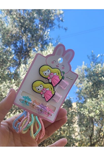 LO ADORO 16 bucăți 8 perechi de agrafe pentru fete 10 bucăți de agrafe din cauciuc 4 bucăți de agrafe cu cârlig 2 bucăți de agrafe prințesă Elsa