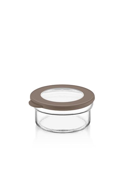 MUF HOME Glass Storage Container with Airtight Silicone Lid Glass Breakfast Set Leakproof Storage Container 2X-415Cc