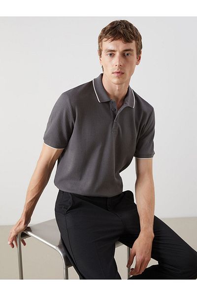 LC Waikiki New Season Polo Neck Short Sleeve Men's T-Shirt - S55147Z8
