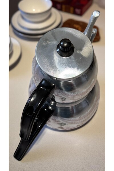 maraşçarşısı Paslanmaz Alüminyum Çaydanlık 2.5 Litre